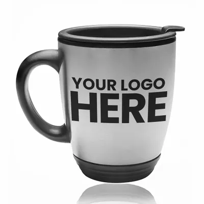16oz Steel Bistro Mugs - Stealth Promo Co