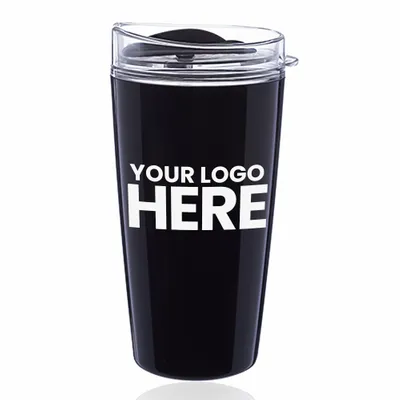 16 oz. Verano Plastic Coffee Tumblers - Stealth Promo Co