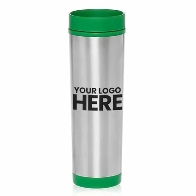16 oz. Slim Color top Travel Mugs - Stealth Promo Co