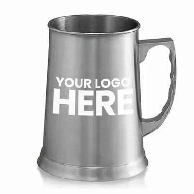 13.5 oz. Stainless Steel Brew Mugs - Stealth Promo Co