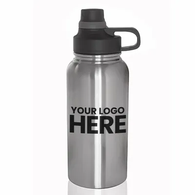 32 oz Belarus Vacuum Stainless Steel Water Bottles - Stealth Promo Co