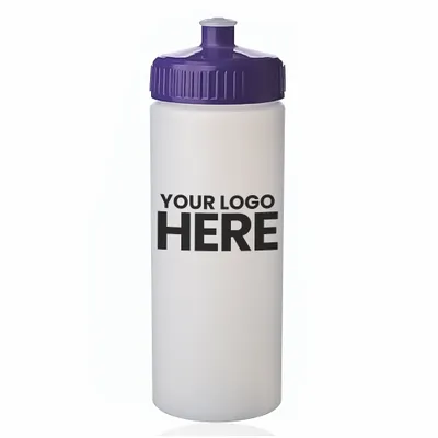 20 oz. Frosted Plastic Water Bottles - Stealth Promo Co