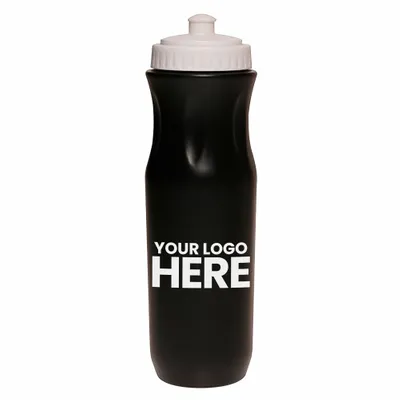 26 oz. Plastic Sports Bottles with Push top - Stealth Promo Co