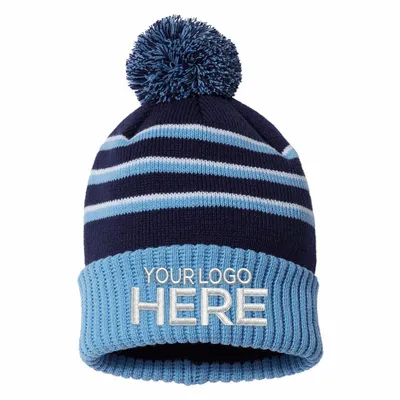 Pom Cuffed Beanie - Stealth Promo Co