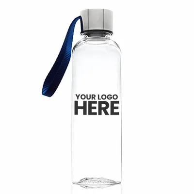 17 oz. Genie Plastic Water Bottle with Strap - Stealth Promo Co