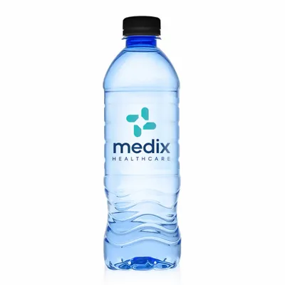 16.9 oz Blue Water Bottle - Stealth Promo Co