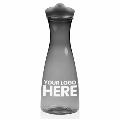 34 oz. Clear Plastic Carafes with Lid - Stealth Promo Co