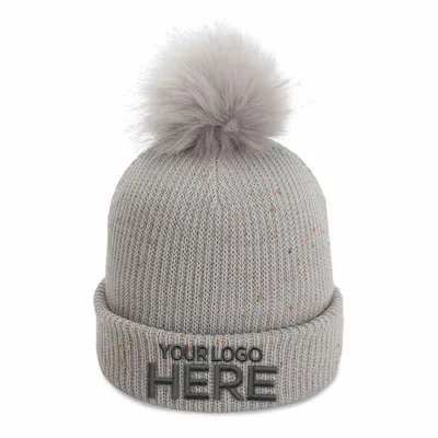 The Montage Pom Cuffed Beanie - Stealth Promo Co