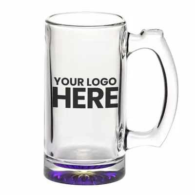 12 oz. Libbey Groomsmen Glass Beer Mugs - Stealth Promo Co