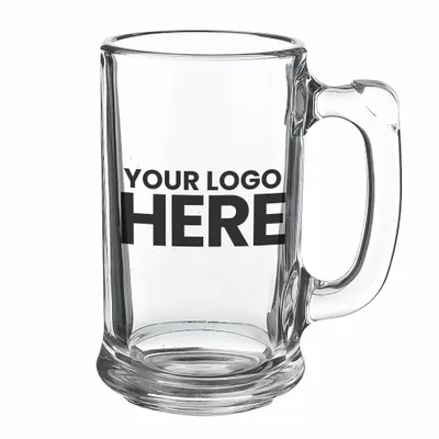 14 oz. Munich Glass Beer Mugs - Stealth Promo Co