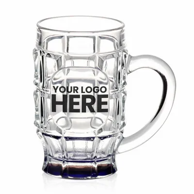 17.75 oz. Dimpled Glass Beer Mugs - Stealth Promo Co