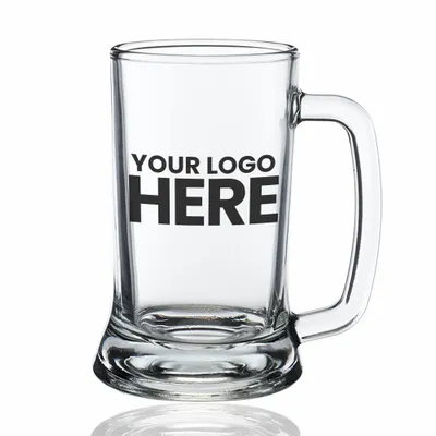 16.25 oz. Brussels Glass Beer Tankards - Stealth Promo Co