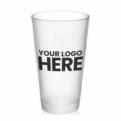 16 oz. Frosted Pint Glasses - Stealth Promo Co