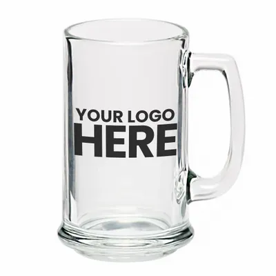 15 oz. Libbey Rim Base Beer Mugs - Stealth Promo Co