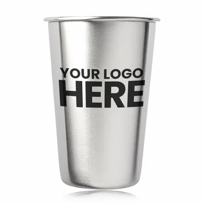 16 oz. Stainless Steel Mixing Glasses  - Stealth Promo Co