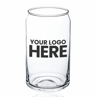 16 oz. ARC Can Shaped Beer Glasses - Stealth Promo Co