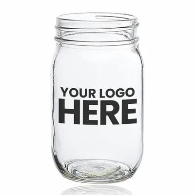 16 oz. Mason Jars Drinking Glass - Stealth Promo Co