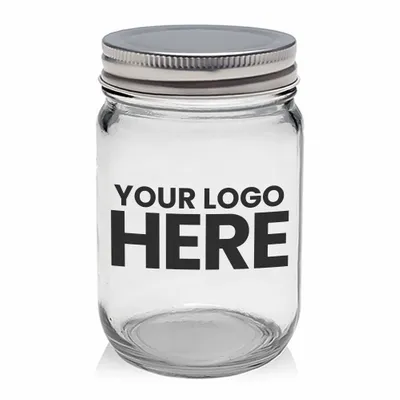12 oz. Decorating Canning Mason Jars - Stealth Promo Co