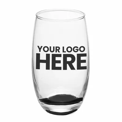 15 oz. Mikonos Clear Stemless Wine Glasses - Stealth Promo Co