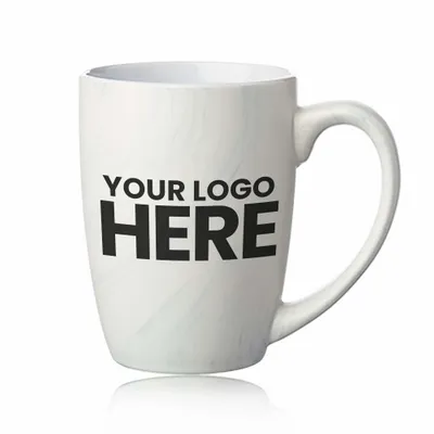 10 oz. Marble Glaze Ceramic Mugs - Stealth Promo Co