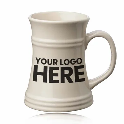 17 oz. Ceramic Tankard Beer Mugs - Stealth Promo Co