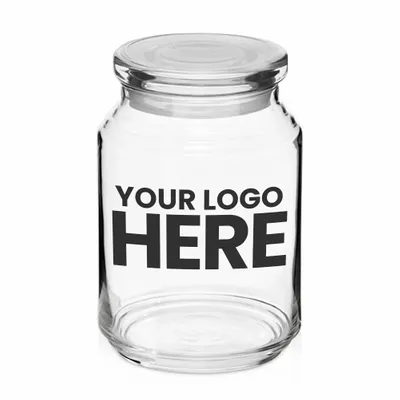 26 oz. ARC Flat Lid Candy Jars - Stealth Promo Co