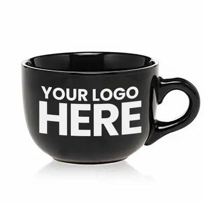 18 oz. Ceramic Cappuccino Mugs - Stealth Promo Co