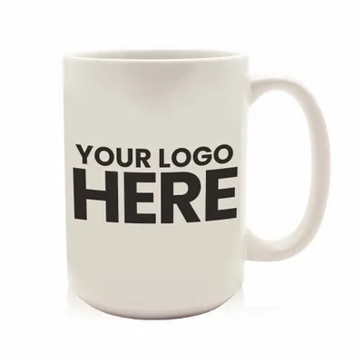 15 oz. Full Color Wrap Around Ceramic Mugs - Imprint Now - ES