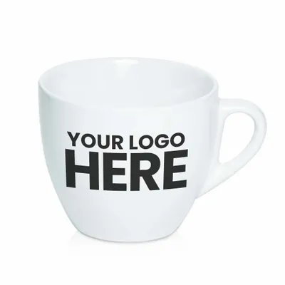 6 oz. White Coffee Mugs - Stealth Promo Co