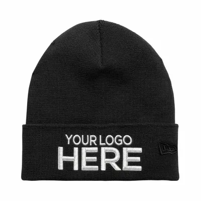 New Era Recycled Cuff Beanie NE907 - Stealth Promo Co