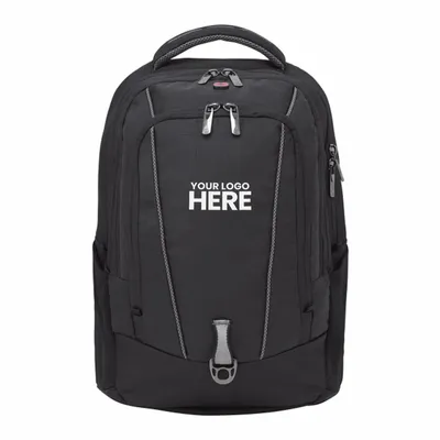 Wenger Origins Recycled 15 Computer Backpack - Stealth Promo Co