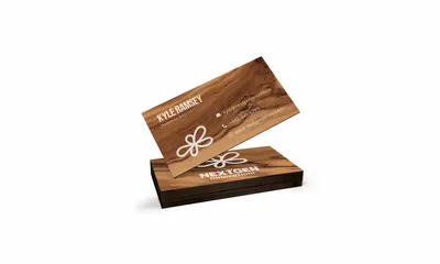 Environmentally Friendly Wooden House Card - Stealth Promo Co
