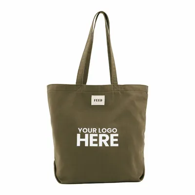 FEED Organic Cotton Shopper Tote - Stealth Promo Co