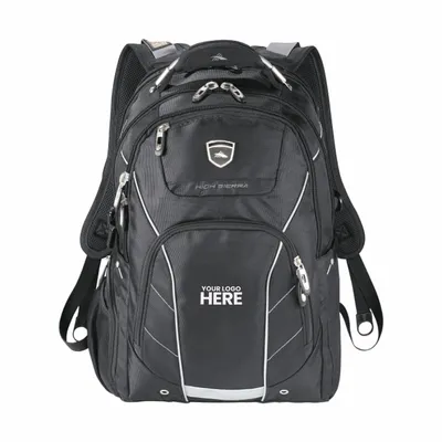 High Sierra Elite Fly-By 17 Computer Backpack - Stealth Promo Co