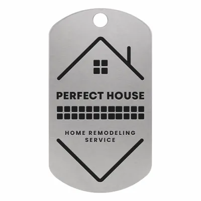 Laser Cut Metal Dog Tags - Stealth Promo Co