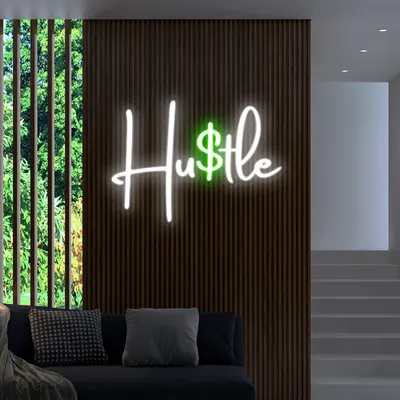 Hustle Neon Signs - Stealth Promo Co