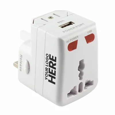 TAU01- Universal Travel Adapterss - Stealth Promo Co
