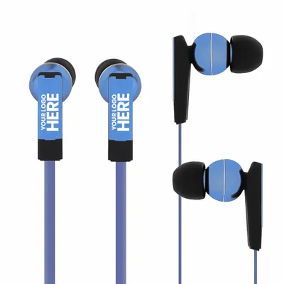 EAR BUDS - FLAT WIRE: EBFW01s - Stealth Promo Co