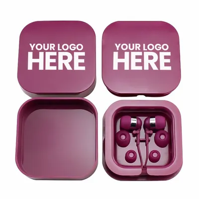 EAR BUDS - PLASTIC: EB04 - CHROMAs - Stealth Promo Co