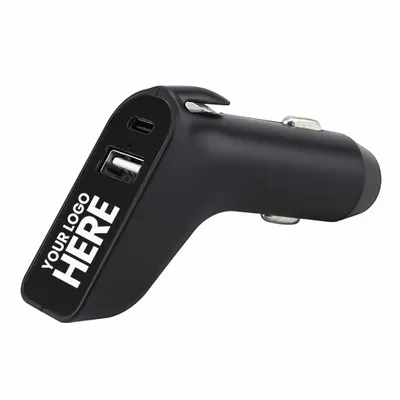 Rescue Car Charger with Type-Cs - Stealth Promo Co