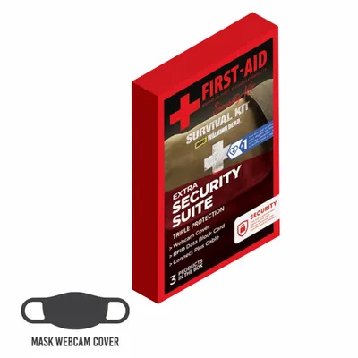 Boxed Security Kit with Mask Webcam Covers - Stealth Promo Co