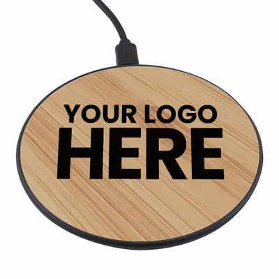 Chi-Charge Pad - Bamboo or Wood Wireless Charge Pads - Stealth Promo Co