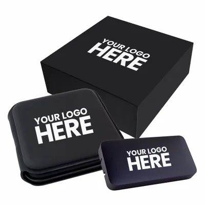 Chi-Charge Stack and Wall Charger In Branded Packagings - Stealth Promo Co