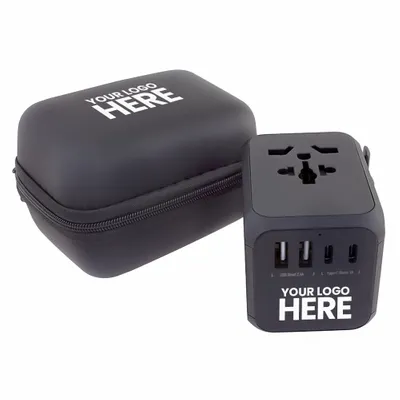 33W C Suite Universal Travel Adapters - Stealth Promo Co