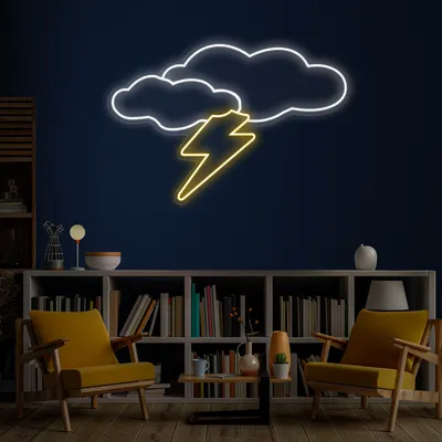 Thunder Cloud Neon Sign - Stealth Promo Co