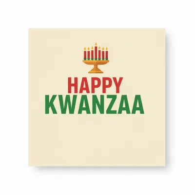 Kwanzaa Napkins - Custom Tees Today