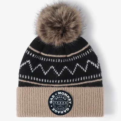 Ridge Pom Beanie - Stealth Promo Co