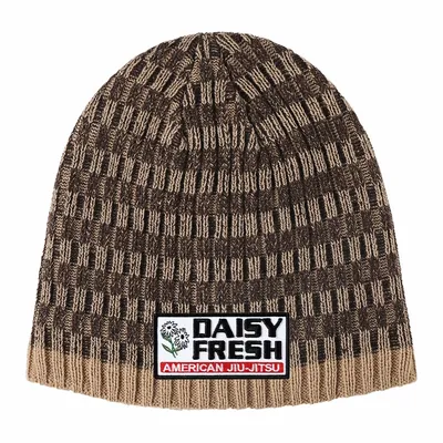Grid Knit Beanie - Stealth Promo Co
