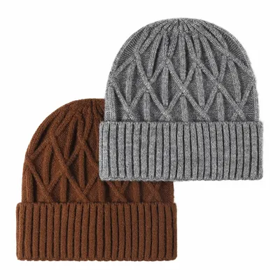 Lattice Knit Beanie - Stealth Promo Co