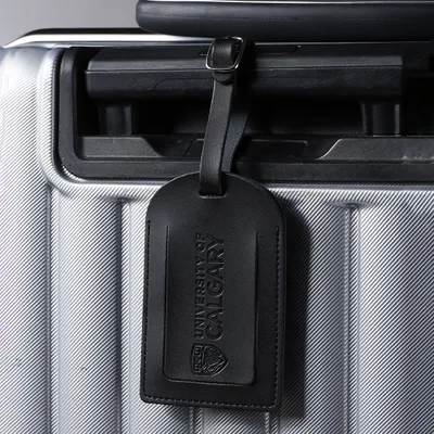 Luxury Leather Luggage Tag - Stealth Promo Co